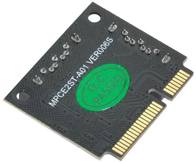 Alt view image 7 of 7 - Mini PCI-E to SATA 3.0 Dual Ports Adapter Card Hard Drive Expansion Card