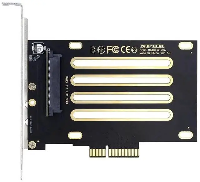 Main image of PCIe 4.0 X4 to U.3 SFF-8639 Host Adapter Kit NVMe SSD Converter for Motherboard PM1735