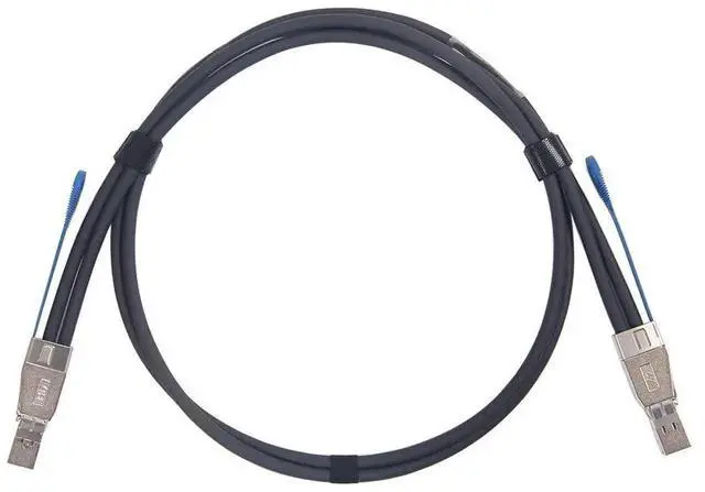 Alt view image 2 of 5 - 0.5M SFF-8644 to SFF-8644 External Mini SAS HD SAS 3.0 Cable 12Gbps 100 Ohms Full Duplex