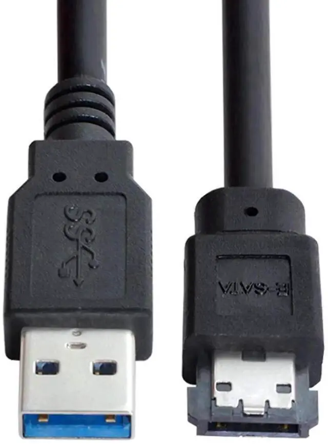 Main image of 1M USB 3.0 to eSATAp DC5V Power Adapter Cable USB Type A to eSATA HDD SSD ODD Converter