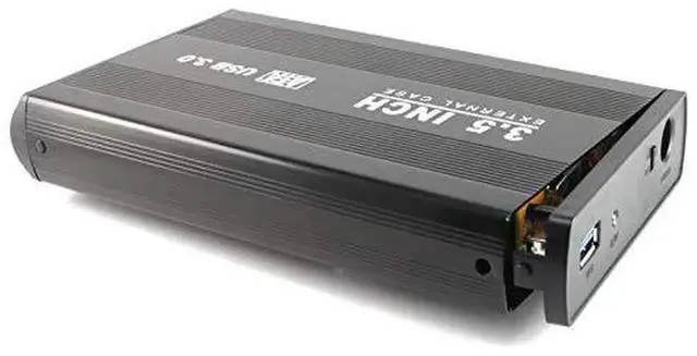 Alt view image 4 of 7 - 3.5 Inch SATA Hard Drive Enclosure USB 3.0 High Speed External HDD SSD Storage Case