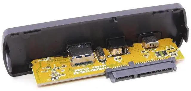 Alt view image 2 of 7 - 3.5 Inch SATA Hard Drive Enclosure USB 3.0 High Speed External HDD SSD Storage Case