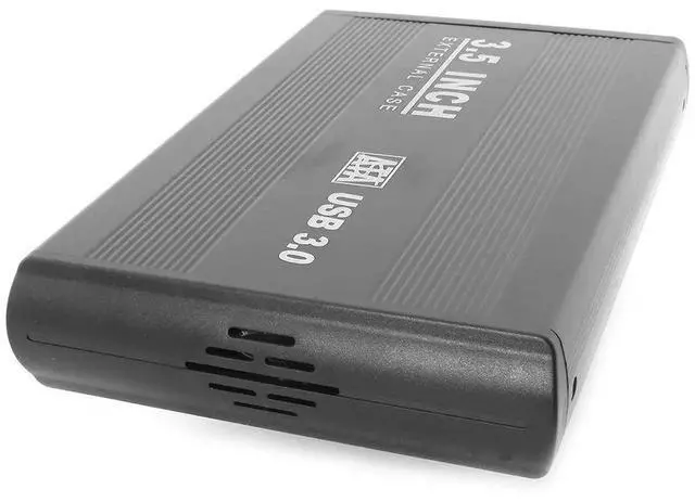 Alt view image 6 of 7 - 3.5 Inch SATA Hard Drive Enclosure USB 3.0 High Speed External HDD SSD Storage Case