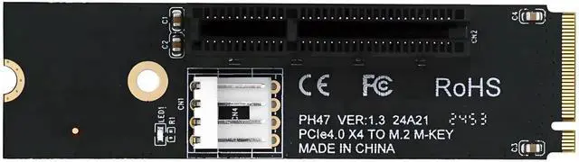 Main image of M.2 M-Key 2280 2260 to PCIe X1 X4 X8 X16 Graphics Card Riser Extension Adapter