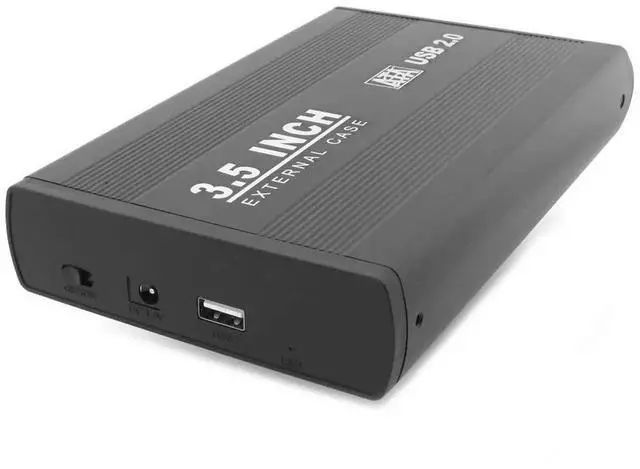 Main image of 3.5 Inch USB 2.0 External SATA Hard Drive Enclosure High Speed HDD Storage Case