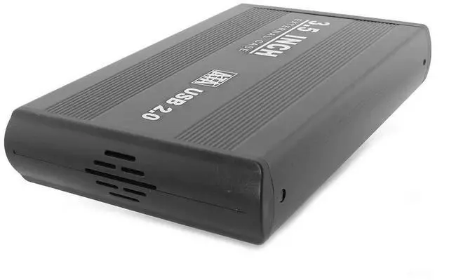 Alt view image 6 of 7 - 3.5 Inch USB 2.0 External SATA Hard Drive Enclosure High Speed HDD Storage Case