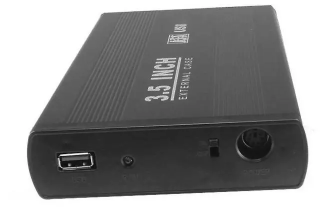 Alt view image 4 of 7 - 3.5 Inch USB 2.0 External SATA Hard Drive Enclosure High Speed HDD Storage Case