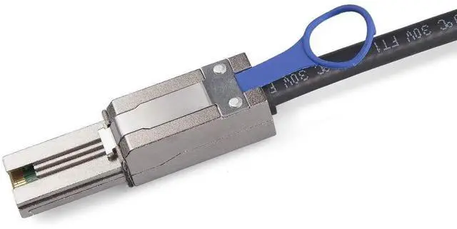 Alt view image 4 of 5 - 1M SFF-8088 to SFF-8088 External Mini SAS HD Cable Compatible with RAID Card JBOD Storage Legacy Server Backplane