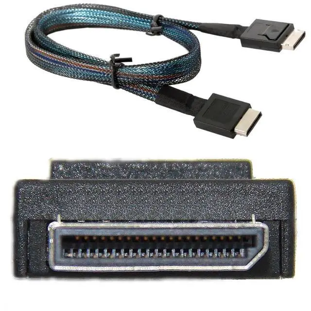 Alt view image 7 of 7 - 50cm OCuLink PCIe 4.0 SFF-8611 4i to SFF-8611 Active Data Cable for eGPU External Graphics Card & NVMe SSD