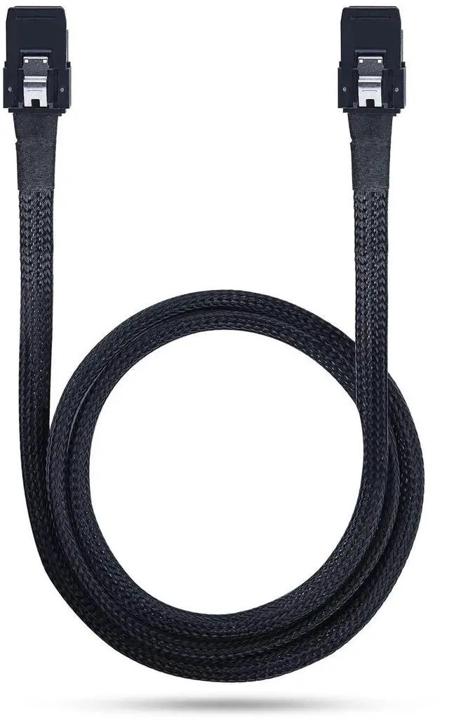Alt view image 3 of 6 - Internal Mini SAS HD Cable SFF-8087 to SFF-8087, High Speed Mini SAS Wire Compatible with Server RAID Card PCIe Controller, 0.8M 2.62FT 2 Pack