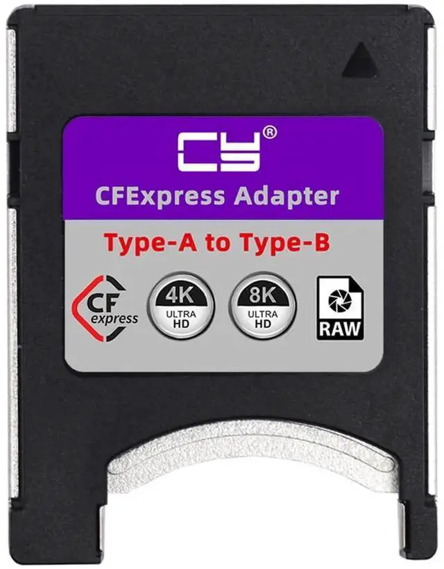 Main image of CFexpress Type A to Type B Adapter Case, CFA to CFB Memory Card Socket Converter, PCIe High Speed Expansion for Camera 8K RAW Video Recording