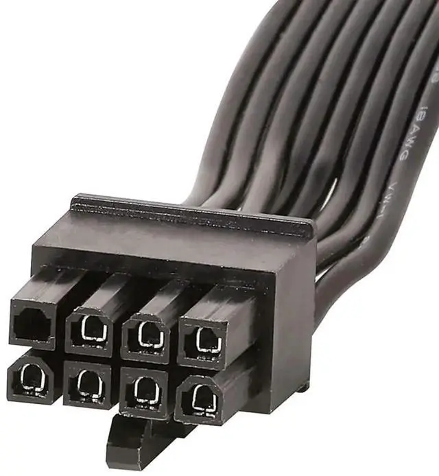 Alt view image 3 of 4 - 25+9 Inch ATX CPU 8Pin to Dual 6+2Pin PCIe GPU Power Cable, Modular Splitter Cord Compatible with Corsair PSU