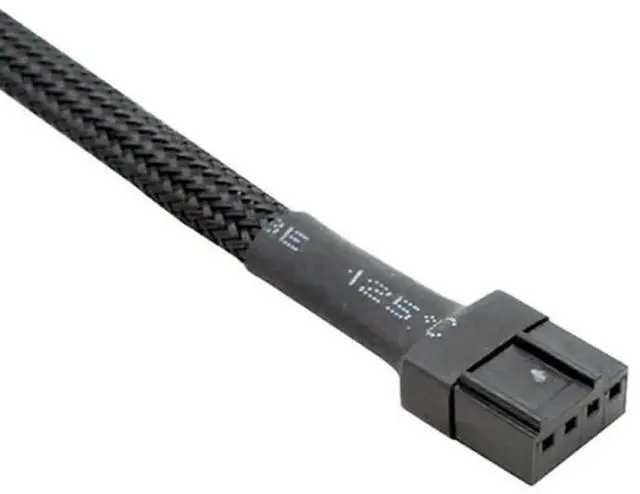 Alt view image 6 of 6 - 27cm 10.6 Inch Nylon Braided 4-Pin PWM Fan Extension Cable 1 to 1 Adapter for PC Cooling Fan