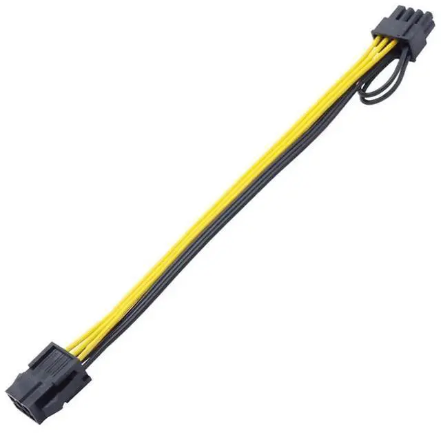 Alt view image 4 of 6 - 32cm 12.6 Inch 6Pin Female to 8Pin Male GPU Power Adapter Cable