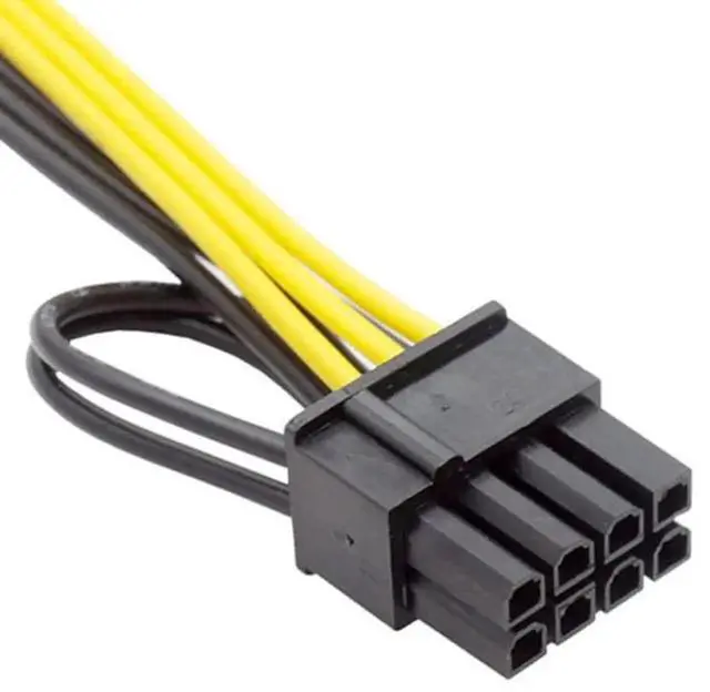 Alt view image 5 of 6 - 32cm 12.6 Inch 6Pin Female to 8Pin Male GPU Power Adapter Cable
