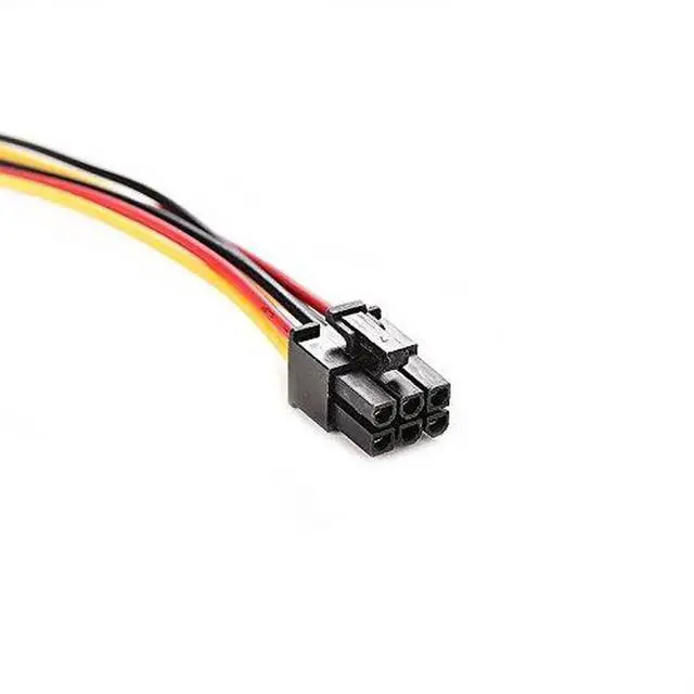 Alt view image 2 of 5 - Dual IDE Molex to 6Pin PCI-E Graphics Card Power Adapter Cable