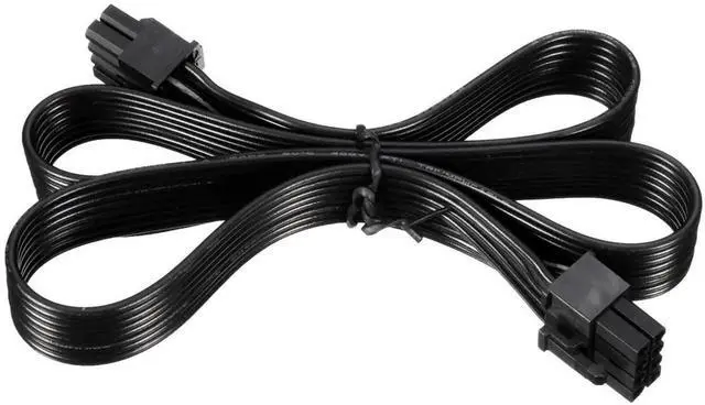 Alt view image 3 of 3 - 32 Inch CPU 8Pin Male to 4+4 Split 8Pin EPS 12V Motherboard Power Cable Only for Corsair Modular PSU, Not PCIe GPU VGA Cable