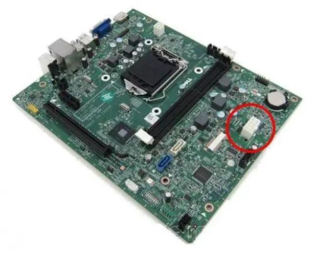 Alt view image 2 of 3 - 12 Inch 30cm 24Pin to 8Pin ATX Power Supply Adapter Cable Compatible with Dell Optiplex 3020 7020 9020 Precision T1700