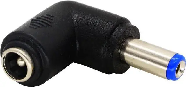 Alt view image 6 of 7 - 2 Pack 90 Degree Angled DC5.5x2.1mm Male to Female Power Adapter Plug, 5V DC Barrel Jack Charging Connector for Tablet