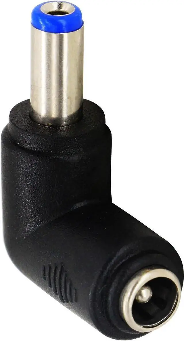 Alt view image 7 of 7 - 2 Pack 90 Degree Angled DC5.5x2.1mm Male to Female Power Adapter Plug, 5V DC Barrel Jack Charging Connector for Tablet