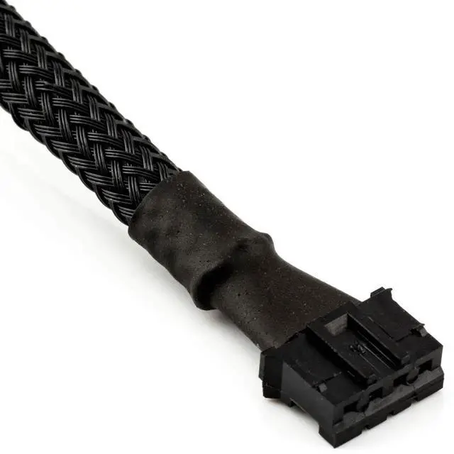 Alt view image 5 of 7 - 12 Inch 30cm Black Sleeved Micro PH 4-Pin Extension Cable, 2.0mm Pitch Connector Cord for GPU Cooling Fan Computer Hardware