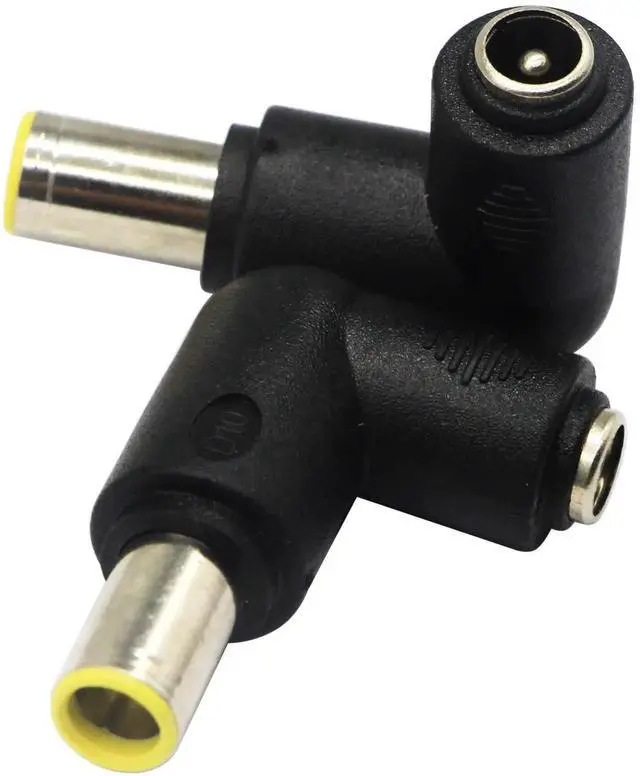 Alt view image 3 of 7 - 2 Pack 90 Degree DC 7.9x5.5mm Male to DC5.5x2.1mm Female Power Adapter, Right Angle DC Barrel Jack Charging Connector for 5V Tablet Devices