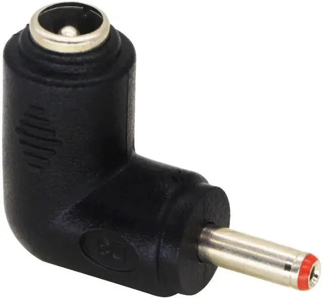 Alt view image 3 of 7 - 2 Pack 90 Degree DC 3.5x1.35mm Male to DC5.5x2.1mm Female Power Adapter, Right Angle DC Barrel Charging Connector for 5V Tablet