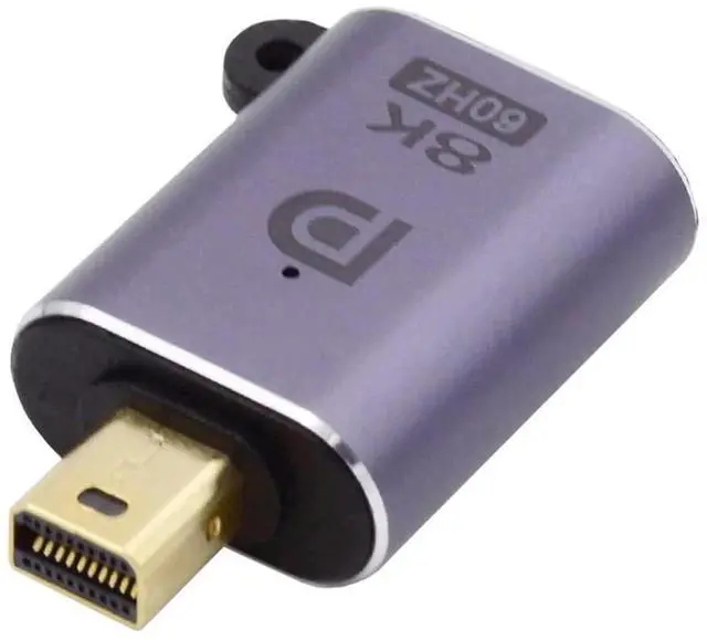Main image of 8K Mini DisplayPort 1.4 Male to DP Female Adapter, UHD 7680*4320 Ultra HD Converter Support 4K 144Hz 60Hz for Laptop PC Monitor