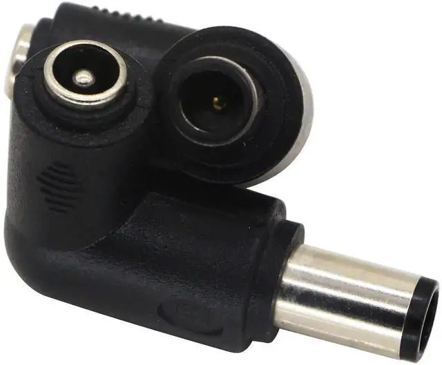 Alt view image 3 of 7 - 2 Pack 90 Degree DC7.4x5.0mm Male to DC5.5x2.1mm Female Power Adapter, Right Angle DC Barrel Charging Connector for 5V Tablet