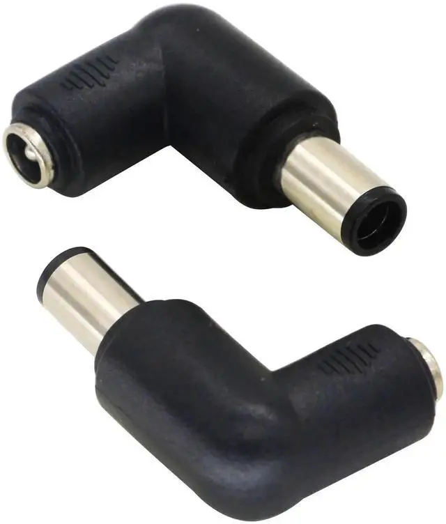 Alt view image 5 of 7 - 2 Pack 90 Degree DC7.4x5.0mm Male to DC5.5x2.1mm Female Power Adapter, Right Angle DC Barrel Charging Connector for 5V Tablet
