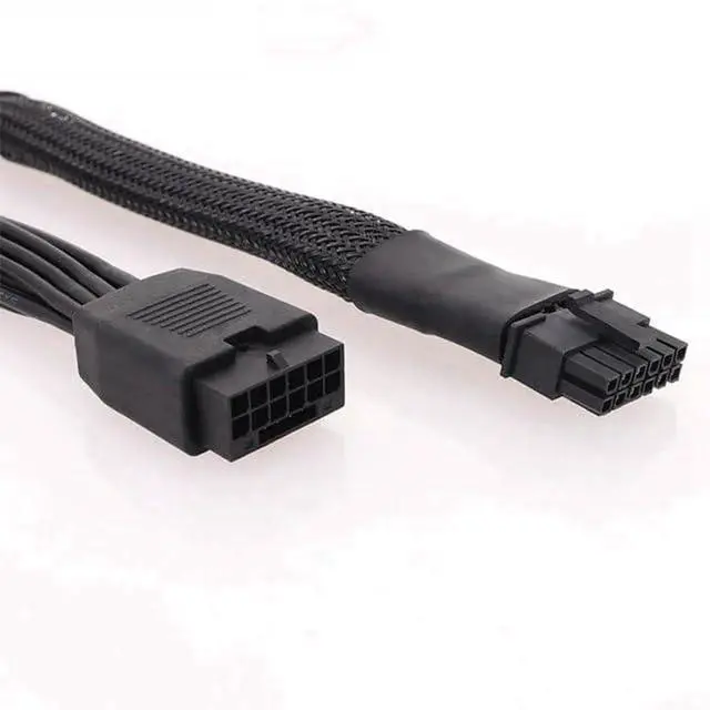 Alt view image 2 of 3 - 16AWG ATX 3.0 PCIe 5.0 12VHPWR Extension Cable, 600W 12+4Pin 16Pin Female to Male GPU Power Cord Compatible with RTX 3090Ti 4080Ti 4090Ti