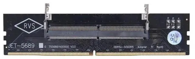 Alt view image 2 of 2 - JET-5689 DDR5 Memory Adapter, U-DIMM to SO-DIMM Laptop DDR5 RAM Test Converter