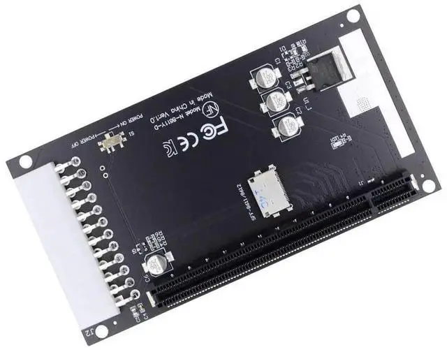 Main image of Oculink SFF-8611 SFF-8612 4X to PCIe X16 Adapter Card with ATX 24Pin Power Interface for Motherboard Graphics Card