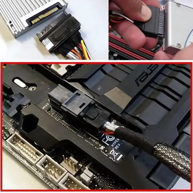 Alt view image 3 of 7 - U.2 SFF-8639 to SFF-8643 4i NVMe Cable, PCIe High Speed Data Cord Compatible with Intel 750 P3600 P3700 SSD
