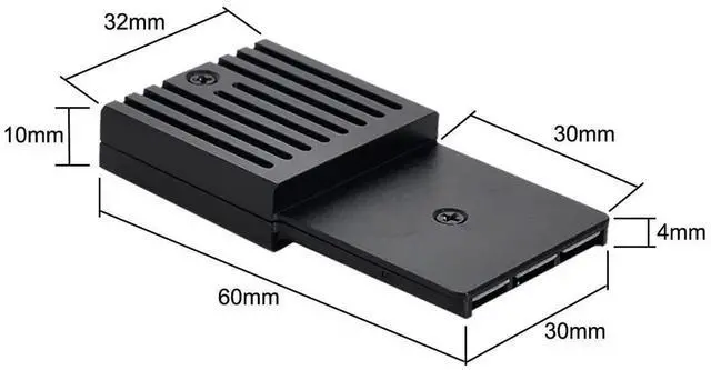 Alt view image 6 of 7 - CFexpress Type-B to M.2 NVMe 2230 M-Key Adapter, PCIe 4.0 CFE Memory Card Converter Compatible with Xbox Series X S CH SN530 SSD