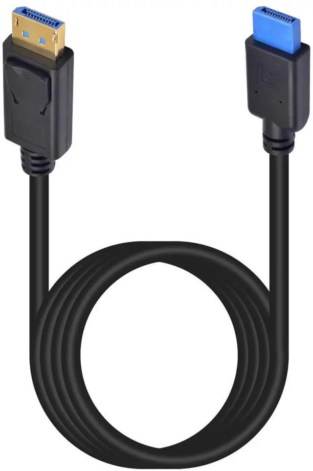 Main image of 3FT 8K DisplayPort 1.4 Cable Male to Male DP to DP Cord with Anti-Wear Test Plug for PC Monitor Industrial Equipment