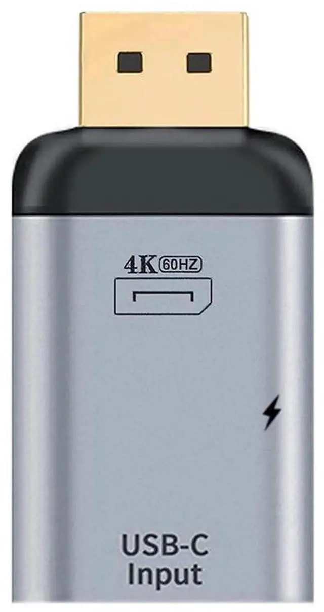 Alt view image 7 of 7 - USB-C Female Source to DisplayPort Sink Adapter 4K@60Hz 1080P Video Converter with PD Power Charging Function Compatible for Phone Laptop HDTV Monitor