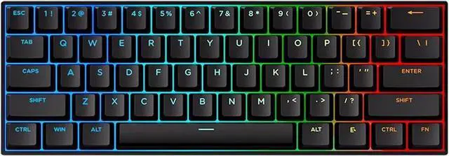 Main image of MCHOSE ACE 60 PRO 60% Wired Hall Effect Gaming Keyboard, Rapid Trigger Magnetic Switch Keyboard, 8KHz Polling Rate, Adjustable Actuation, RGB Hot Swappable Keyboard Black for PC Mac