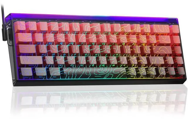Main image of Hero 68 HE 60% Wired Gaming Keyboard, Hall Effect Magnetic Switch Keyboard, 8K Hz Polling Rate, Side Printed PBT Keycaps, RGB Light Box Custom Software Keyboard for PC Mac