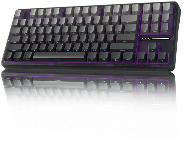 Main image of F87 Pro 75% TKL Wireless Mechanical Keyboard, Tri-Mode BT5.0 2.4G USB-C Hot Swappable Gaming Keyboard, Pre-lubed Switch Side Printed PBT Keycaps RGB Backlit Custom Keyboard