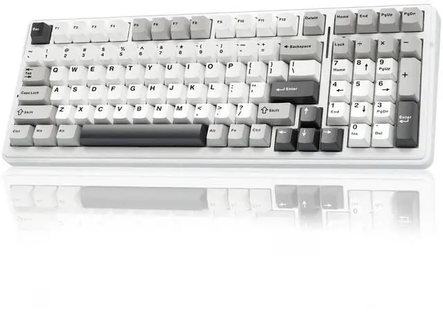 Main image of F99 Wireless Mechanical Keyboard, Tri-Mode BT5.0 2.4G USB-C Hot Swappable Gaming Keyboard, Pre-lubed Linear Switch RGB Backlit Keyboard Compatible with PC Tablet PS Xbox