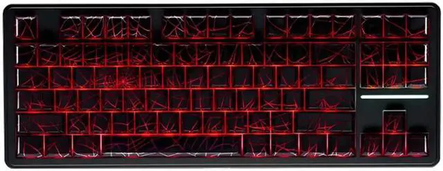 Main image of A87 Pro 87 Keys TKL Wireless Mechanical Keyboard, Gasket Mount Hot Swappable Tri-Mode Keyboard, Spider Web RGB Backlit Gaming Keyboard