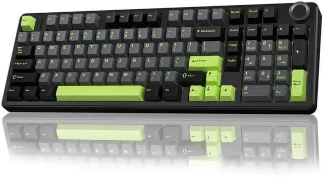 Main image of F99 Pro Wireless Mechanical Keyboard with Knob, Gasket Structure Hot Swappable Gaming Keyboard, Tri-Mode 2.4G BT5.0 USB-C Creamy Sound RGB Backlit Keyboard