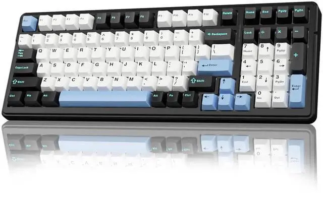 Main image of F99 Tri-Mode Wireless Mechanical Keyboard BT5.0 2.4G USB-C Hot Swappable Pre-lubed Linear Switch RGB Backlit Gaming Keyboard Compatible with PC Tablet PS4 PS5 Xbox