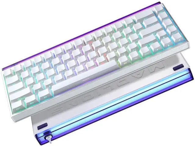 Main image of Mad Nano 68 60% Wired Mechanical Keyboard Hall Effect Magnetic Switch Rapid Trigger 8KHz Polling Rate QMK Programmable RGB Side Printed PBT Keycaps Gaming Keyboard for Windows Mac
