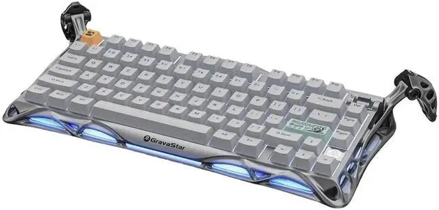 Main image of Mercury K1 Pro 75% Layout Wireless Gaming Keyboard Aluminum Alloy Durable Custom Keyboard Gray