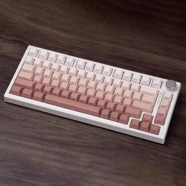 Alt view image 4 of 7 - VGN A75 75% Hall Effect Wireless Gaming Keyboard Rapid Trigger Adjustable Actuation Macro RGB Gasket Hot Swap Gradient Side Printed Keycaps White