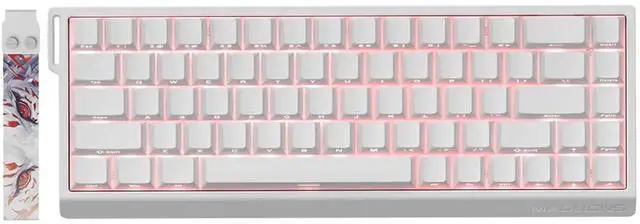 Main image of FGG MADLIONS MAD 68 HE RGB Wired Hall Effect Gaming Keyboard Adjustable Actuation 8000Hz Polling Rate Rapid Trigger Magnetic Switch White