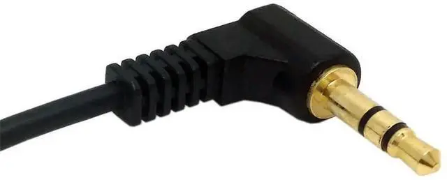 Alt view image 2 of 7 - 10cm Black 90 Degree Right Angle 3 Poles 3.5mm Audio Extension Cable, Stereo Male to Female Elbow Aux Cord for Headphone Phone Car Audio