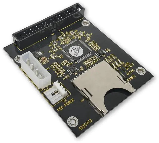 Main image of SD SDHC Memory Card to 3.5 Inch 40 Pin IDE Adapter Card, Secure Digital to IDE Hard Drive Converter Module